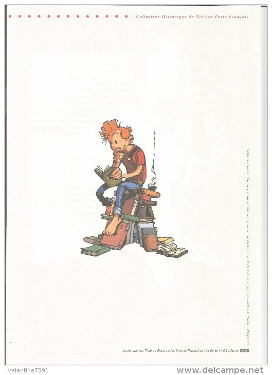 COLLECTOR-2006 Fête Du Timbre SPIROU, Livret 4 Pages  -3 Timbres Datés 25.2.2006- Net 5 Euros - Collectors