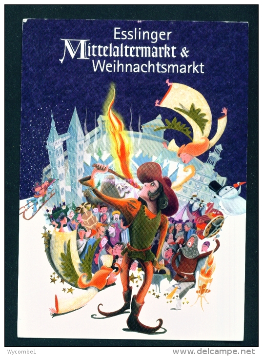 GERMANY  -  Esslingen  Christmas Market  Used Postcard As Scans - Esslingen