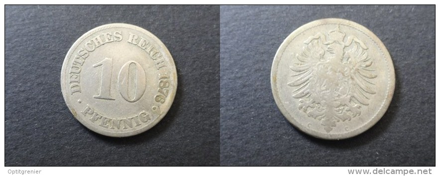 1876 C - 10 PFENNIG ALLEMAGNE GERMANY - 10 Pfennig