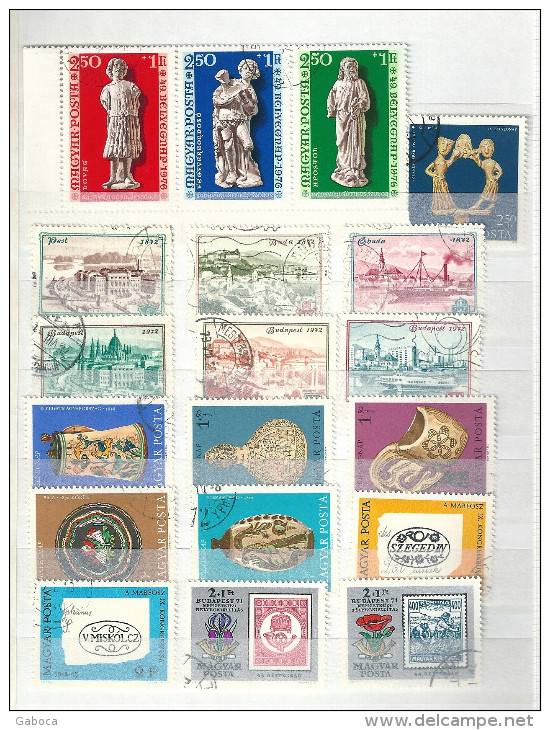 0613 Hungary 35 Different Stamps Used Lot#60 - Lots & Kiloware (mixtures) - Max. 999 Stamps