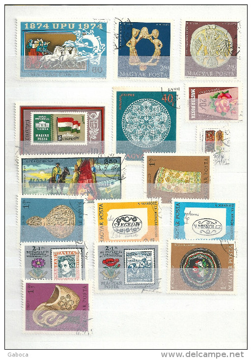 0615 Hungary 35 Different Stamps Used Lot#62 - Vrac (max 999 Timbres)