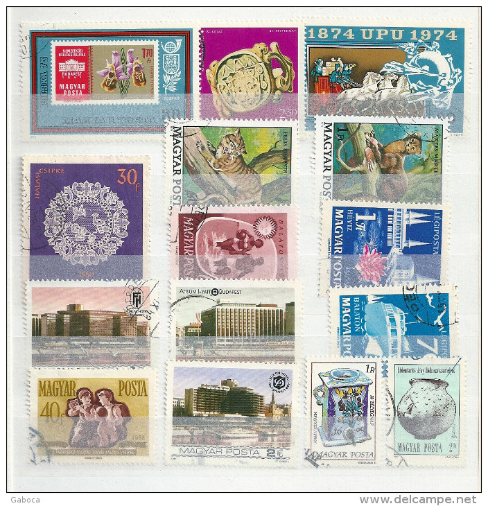 0616 Hungary 35 Different Stamps Used Lot#63 - Vrac (max 999 Timbres)