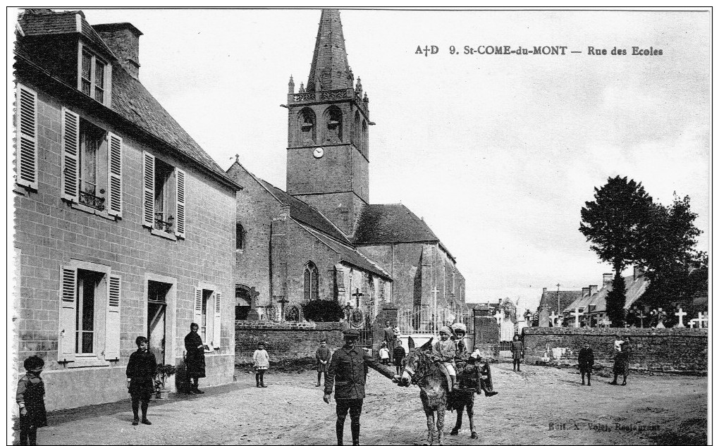 50-Saint Come-du-Mont-(567H)-Rue Des Ecoles - Autres & Non Classés