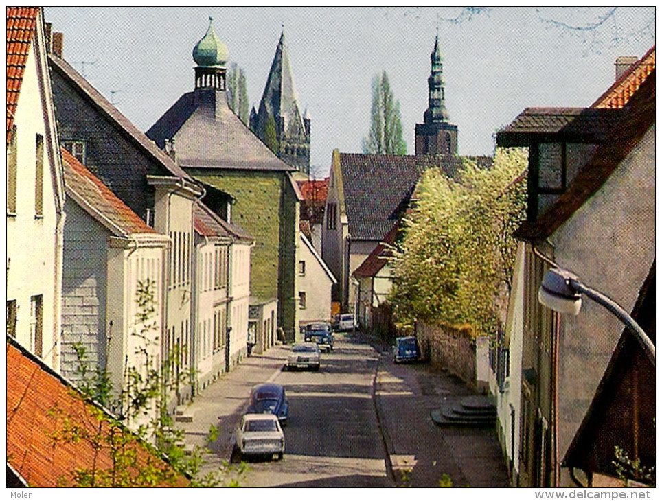 BLICK VOM NOTTEN-BRUDERWALL AUF BRUNSTEINKAPELLE  , PETRIKIRCHE UND PATROKLI-DOM SOEST 3508 - Soest