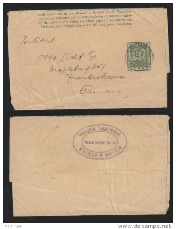 Bristish Guiana 1906 Stationery Wrapper To Germany - Britisch-Guayana (...-1966)