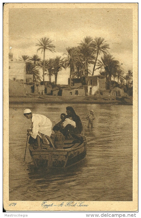 EGYPT  EGITTO  A Flood Scene - Personnes