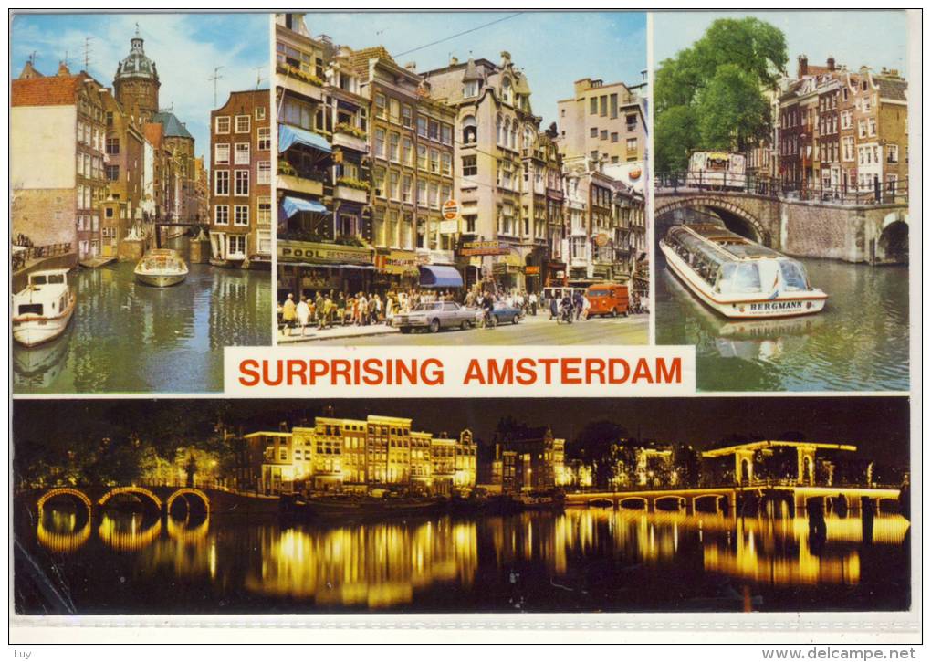 AMSTERDAM, Holland - Multi View ,  Used 1977 - Amsterdam