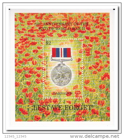 Barbados 1995, Postfris MNH, Flowers - Barbados (1966-...)