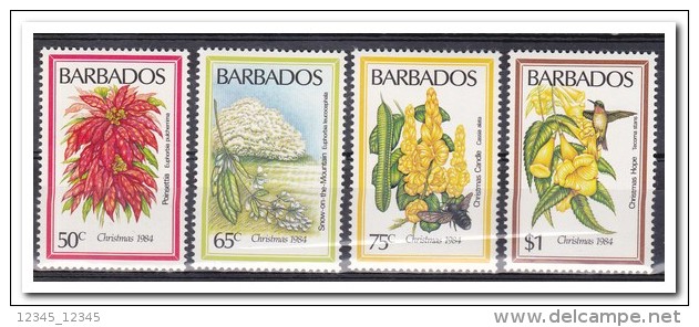 Barbados 1984, Postfris MNH, Flowers, Christmas - Barbados (1966-...)