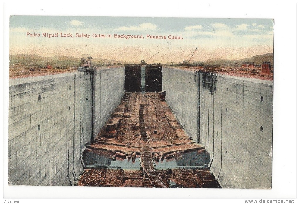 11940 - Pedro Miguel Lock Safety Gates In Background Panama Canal - Panama