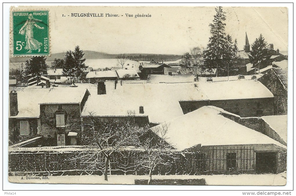 CPA / BULGNEVILLE VUE GENERALE / VOSGES - Bulgneville