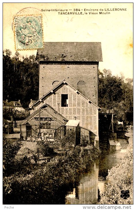 N°3451A -cpa Tancarville -le Vieux Moulin- - Water Mills