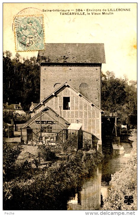 N°3451A -cpa Tancarville -le Vieux Moulin- - Watermolens