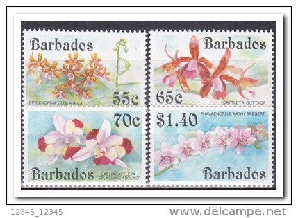 Barbados 1992, Postfris MNH, Flowers, Orchids - Barbados (1966-...)