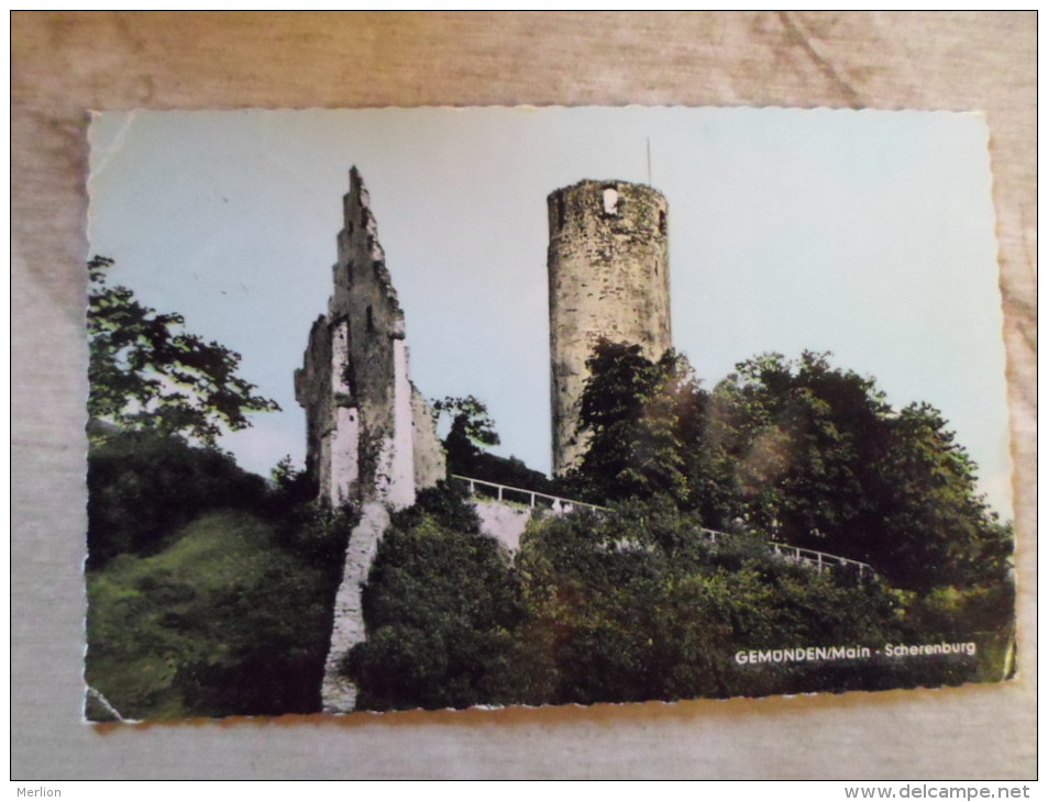 Bayern  -  Gemünden  /Main  Die Scherenburg    D126124 - Gemünden