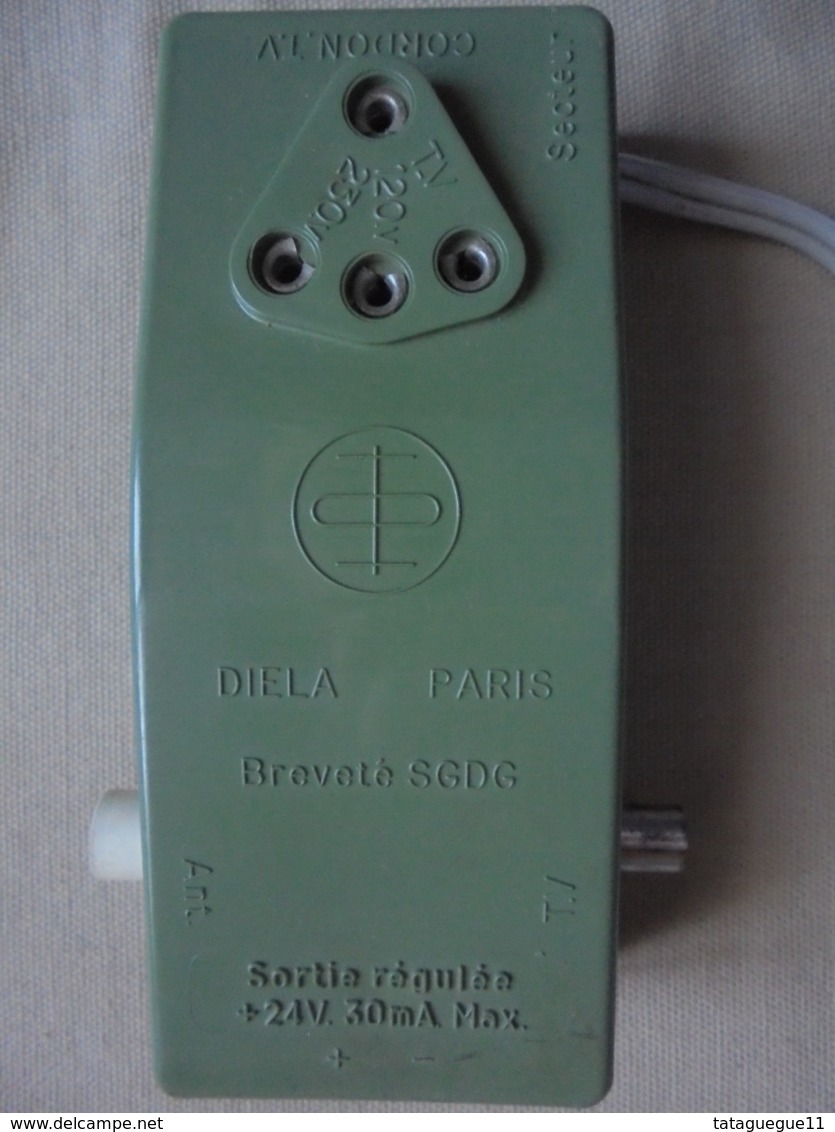 Ancien - Transfo TV 120v/230v DIELA PARIS Breveté S.G.D.G.