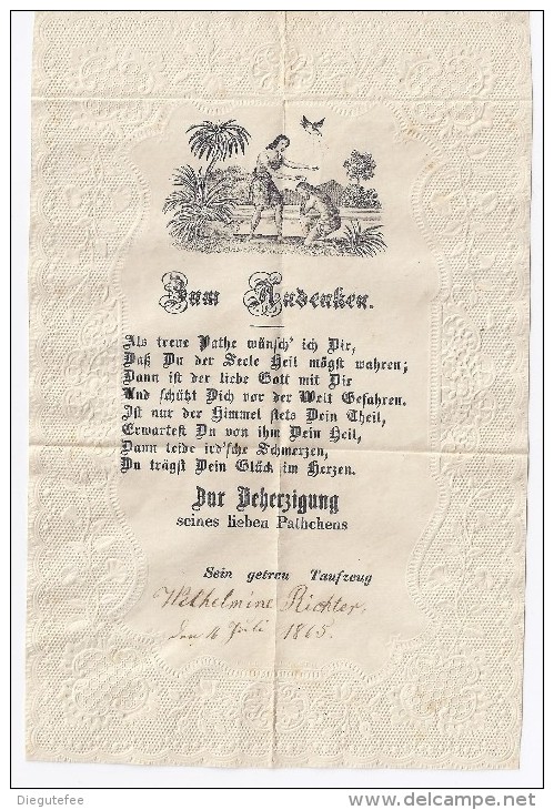 Wiedergeburt  1865      BKA-1006 - Naissance & Baptême