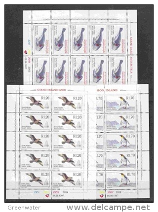 South Africa 1977 Antarctica Base Sanae 3v 3 Sheetlets ** Mnh (19556) - Blocks & Sheetlets
