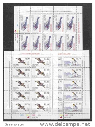 South Africa 1977 Antarctica Base Sanae 3v 3 Sheetlets ** Mnh (19556) - Blokken & Velletjes