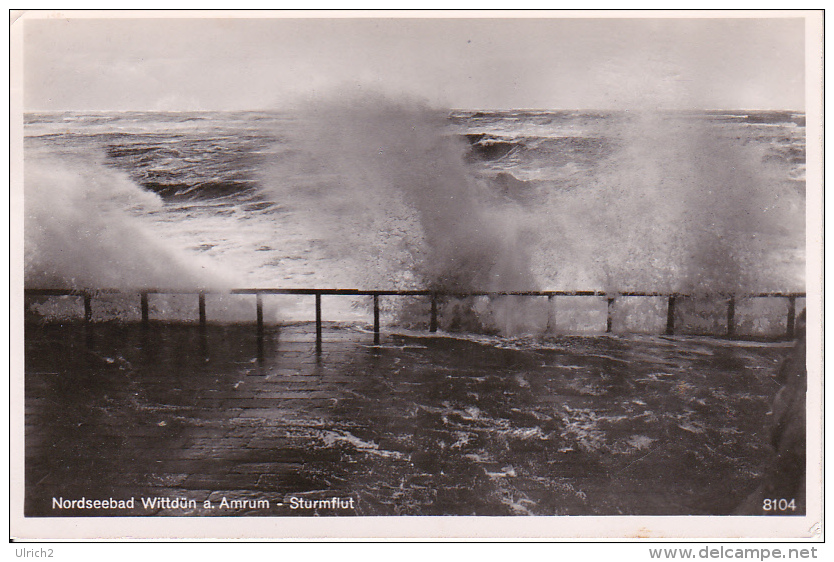 AK Nordseebad Wittdün Auf Amrum - Sturmflut - 1953 (12299) - Nordfriesland