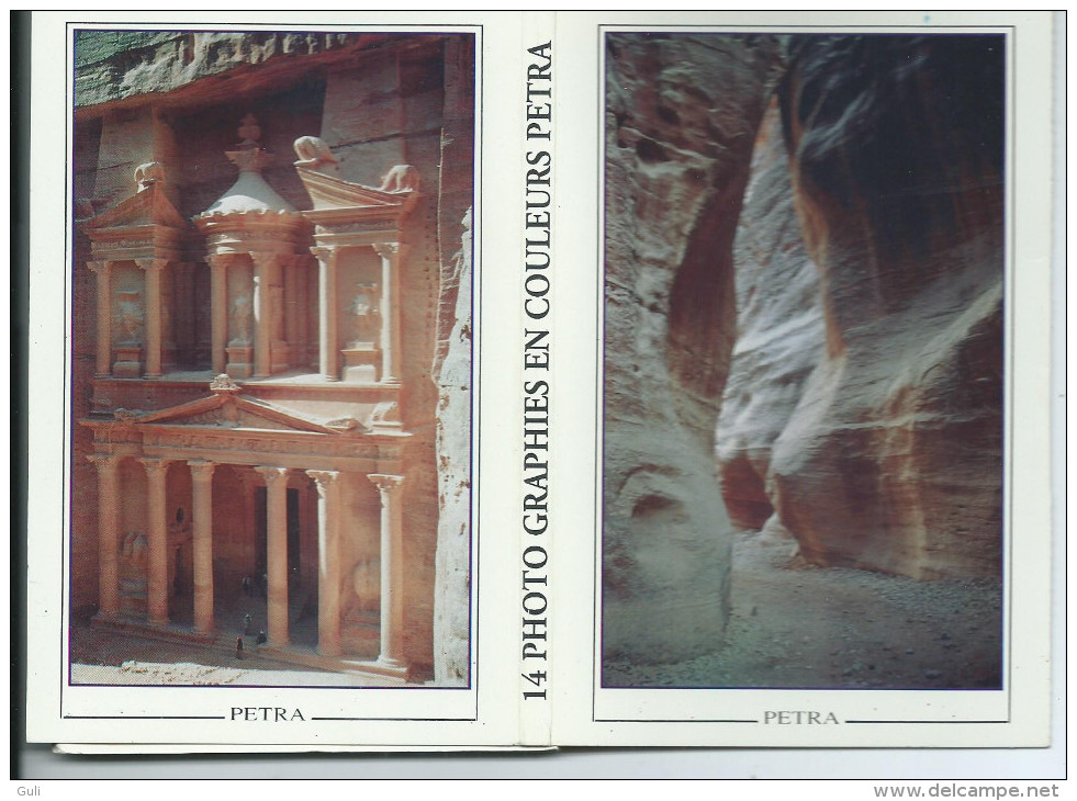 Asie- Jordanie  JORDAN - PETRA  Carnet De 14 Cartes- Voir Scans De Toutes Les Cartes - Photo By Claude Nuffer - - Giordania