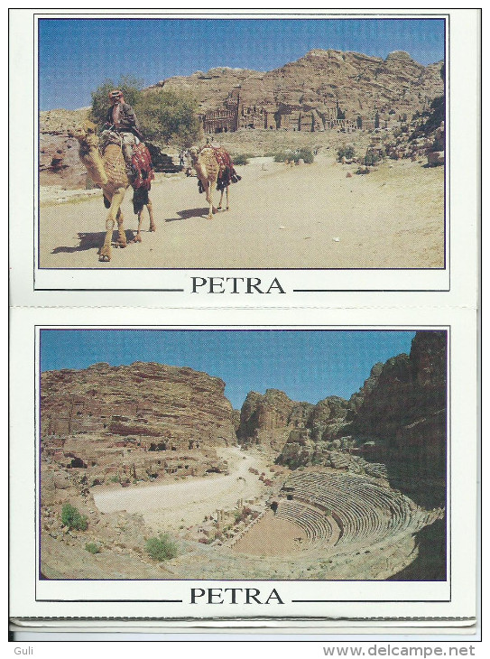 Asie- Jordanie  JORDAN - PETRA  carnet de 14 cartes- voir scans de toutes les cartes - Photo by Claude Nuffer -