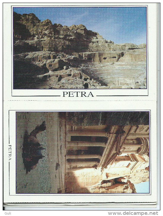 Asie- Jordanie  JORDAN - PETRA  carnet de 14 cartes- voir scans de toutes les cartes - Photo by Claude Nuffer -