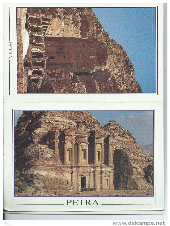 Asie- Jordanie  JORDAN - PETRA  carnet de 14 cartes- voir scans de toutes les cartes - Photo by Claude Nuffer -