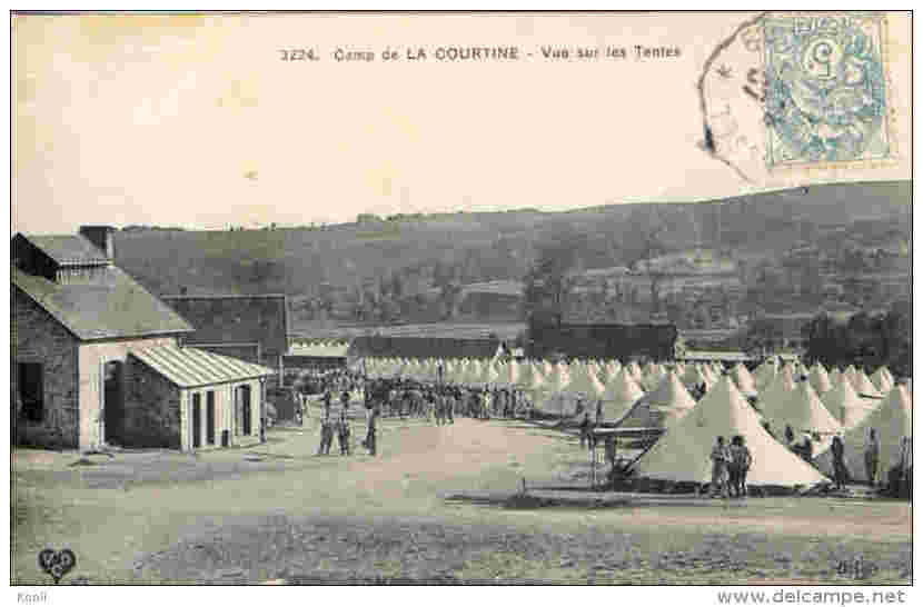23Z01-99- Camp De LA COURTINE - Lot 3 Cp: Inspection D'une Pièce - Les Tentes - La Courtine