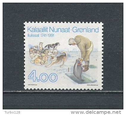 GROENLAND 1991  N° 205 **  Neuf = MNH Superbe Cote 2.50 €  Chiens Poissons Dogs Fishes Pêche, Fishing Jako - Unused Stamps