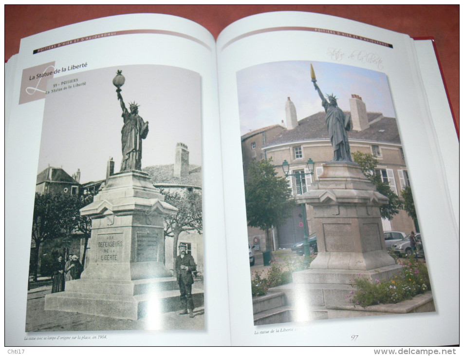 POITIERS 1900  A 2008  TENDANCES D HIER ET D AUJOURD HUI / 250 DOCUMENTS AVANT ET APRES / VALEUR 34 EUROS