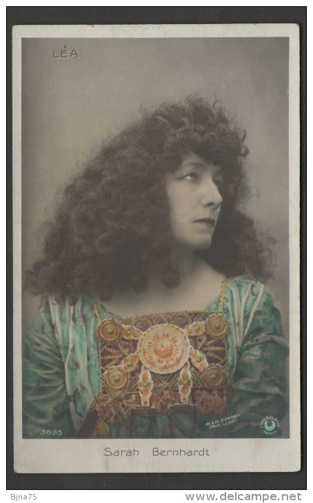 SARAH BERNHARDT Dans LEA (Léah D'Albert Darmont) - Photo W. & D. Downey London  - Edition Croissant  N° 3695 - Théâtre