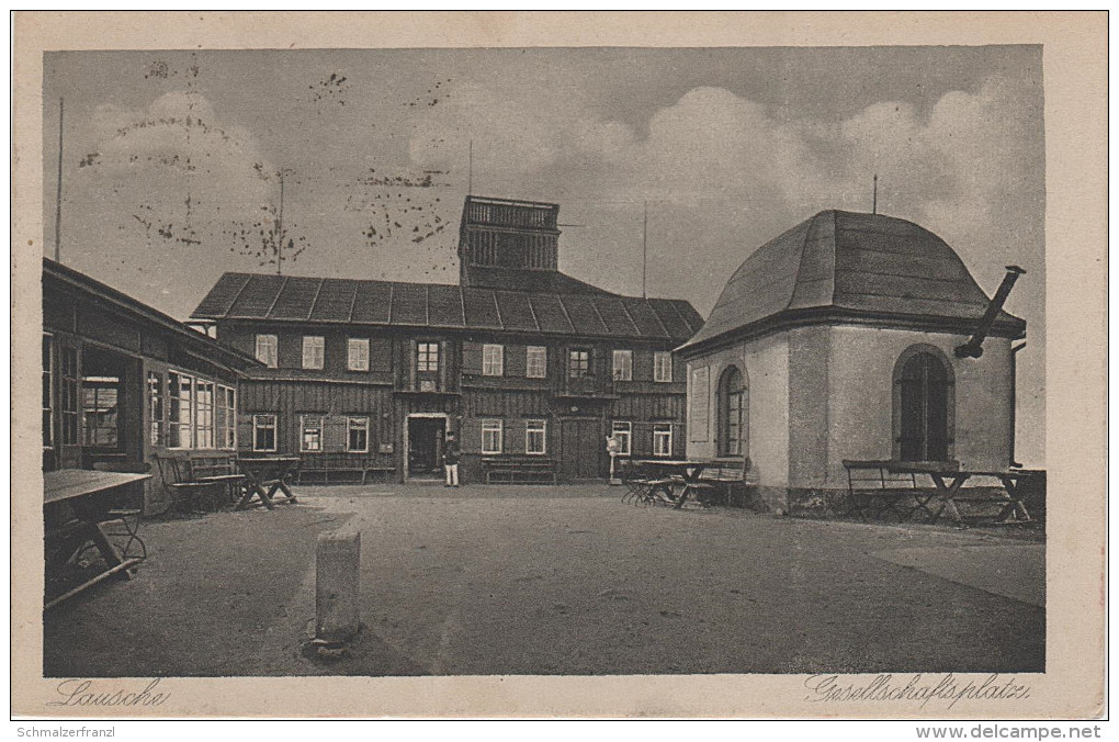 AK Oberlausitz Lausche Berggasthaus Gasthof Baude Turm Bei Waltersdorf Jonsdorf Oybin Zittau Jägerdörfel Myslivny - Grossschoenau (Sachsen)