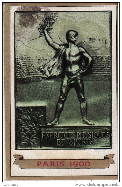 FIGURINA OLIMPIADE PARIS 1900 - OLYMPIA PANINI N° 24 - - Bekleidung, Souvenirs Und Sonstige