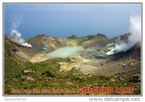 Otake Crater Lake, Japan, Ryukyu Islands. Volcano Lake Postage Card 3268-16 - Andere & Zonder Classificatie