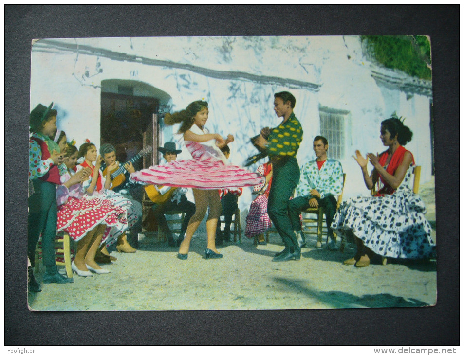 Spain: ESPANA TIPICA - Bailes Gitanos. Danse De La Bohémiens. Dance Of Gipsies. Zigeunertanz - Posted 1960s - Tänze