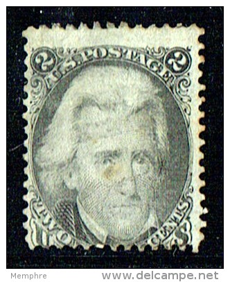 Andrew Jackson  Sc 73 - Used Stamps