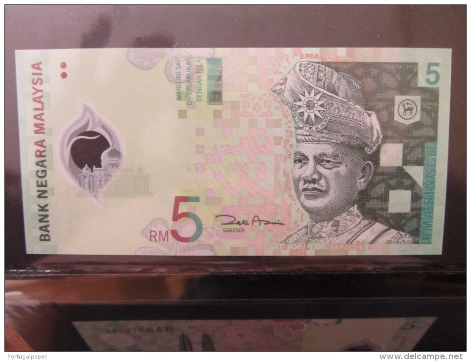 MALAYSIA 5 Ringgit ND (2004)  UNC   Polymer - Malasia