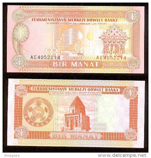 Turkmenistán 1 Manat 1993 Pick-1 UNC - Turkmenistán