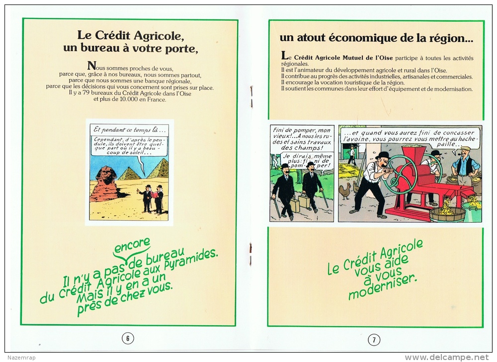 Tintin Au Crédit Agricole (Hergé) 1981 - Tintin