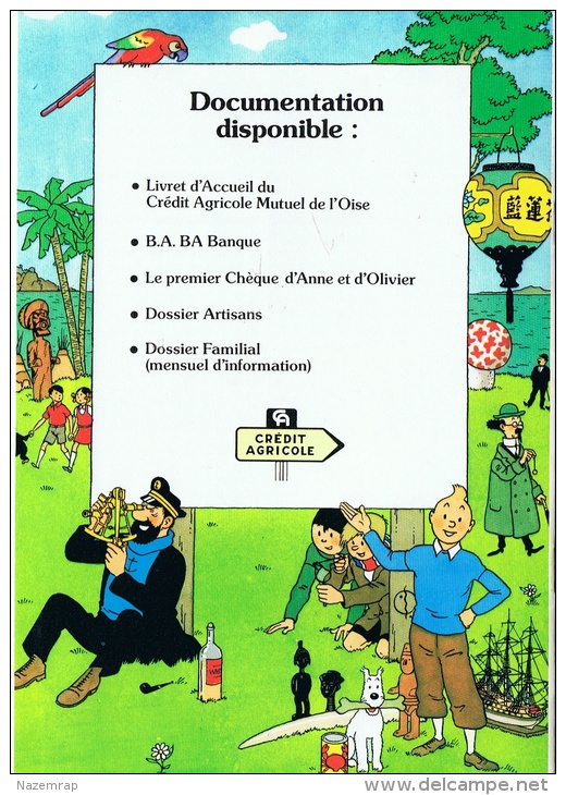 Tintin Au Crédit Agricole (Hergé) 1981 - Tintin