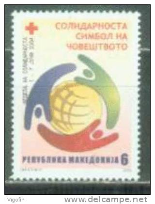 MK 2004-ZZ129 RED CROSS - SOLIDARITE, MACEDONIA, 1v, MNH - Noord-Macedonië