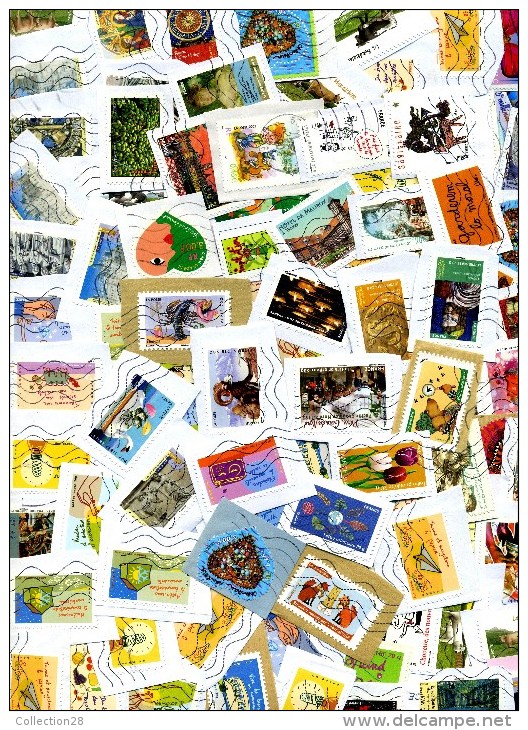 Vrac De 1000 Timbres à Décoller De FRANCE,  Frais De Port GRATUIT POUR LA FRANCE (vrac6) - Vrac (min 1000 Timbres)