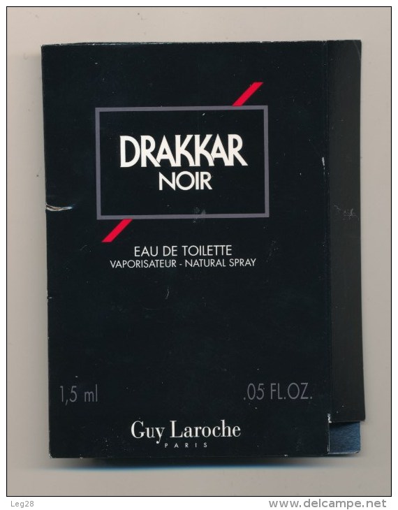 GUY LAROCHE  DRAKKAR NOIR - Parfumproben - Phiolen