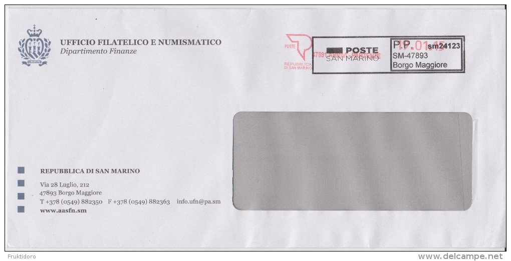 San Marino Three Envelopes Port Payé - Abarten Und Kuriositäten