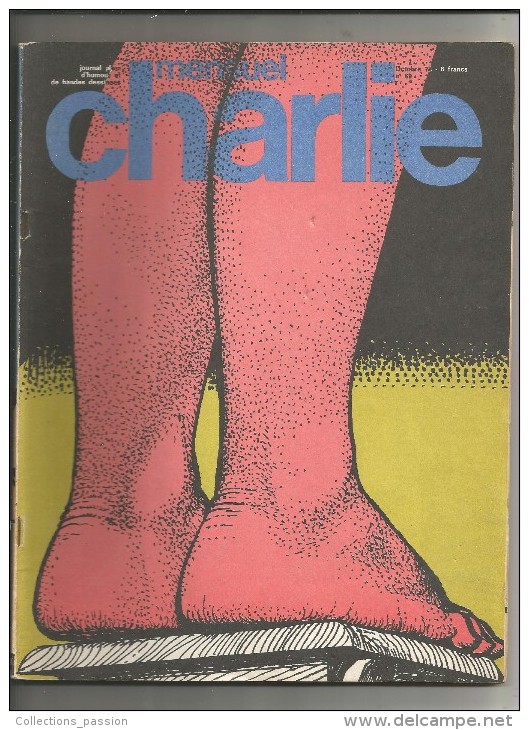 CHARLIE Mensuel , 1974 , N° 69, 2 Scans , Frais Fr : 2.50€ - Humour