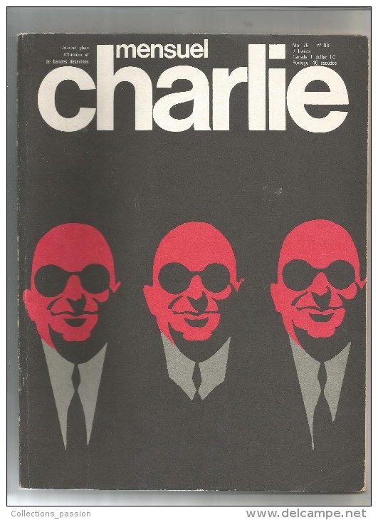 CHARLIE Mensuel , 1976 , N° 88 , 2 Scans , Frais Fr : 2.50€ - Humor