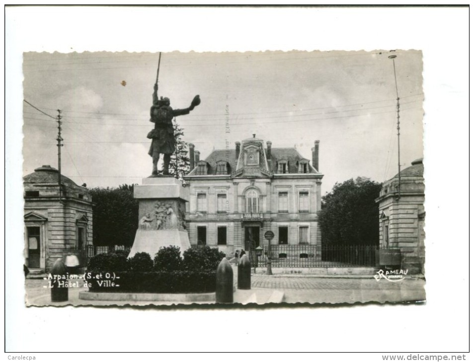 CP- ARPAJON (91) L HOTEL DE VILLE - Autres & Non Classés