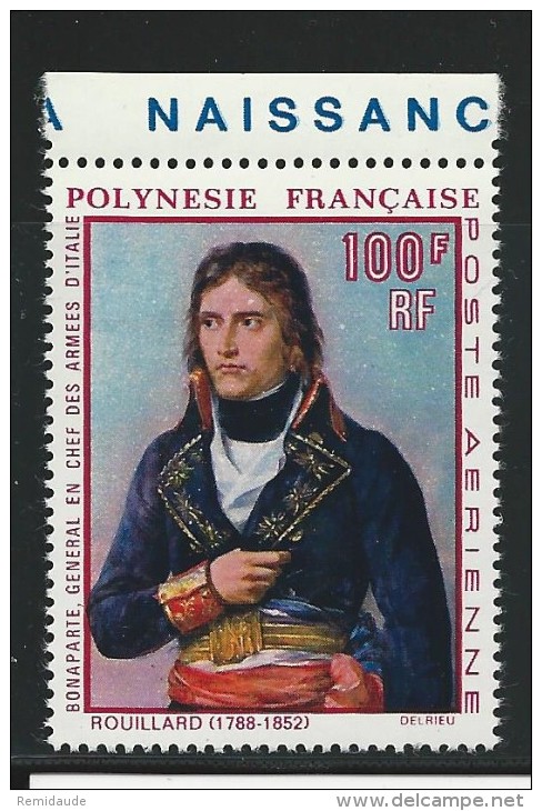 POLYNESIE - POSTE AERIENNE YVERT N° 31 ** - COTE = 100 EUR. - NAPOLEON - Unused Stamps