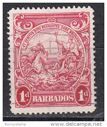 Barbados, 1938/47 - 1p Carminio - Nr.194 Usato° - Barbados (1966-...)